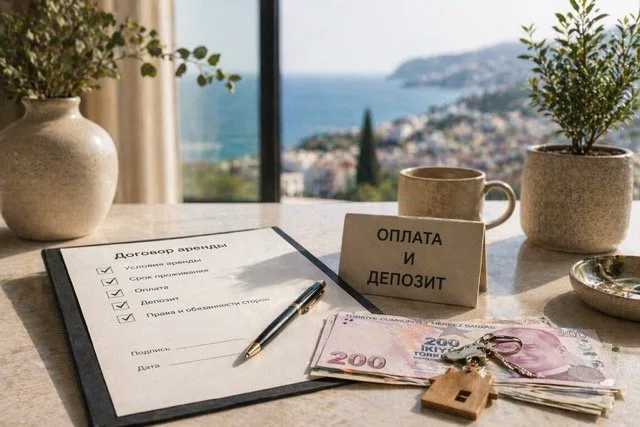 Оплата и депозиты при аренде в Аланье: Maxhome Invest