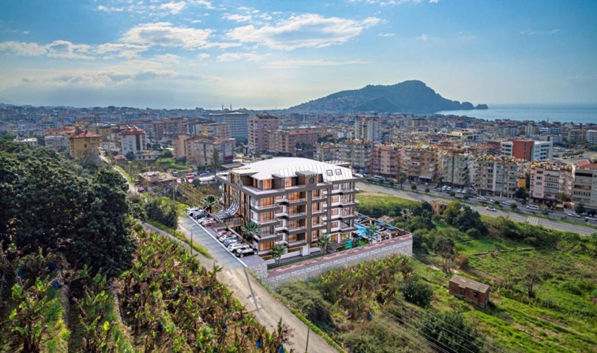 Новый уютный жилой комплекс с шаговой доступности к знаменитому пляжу Клеопатры