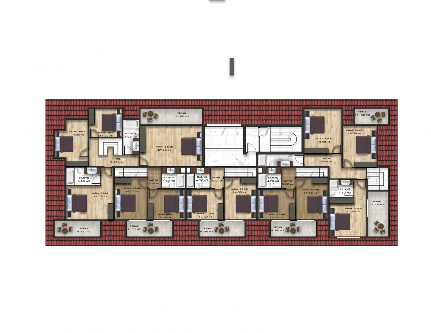 Квартиры 1+1 и 2+1 на стадии строительства в рассрочку