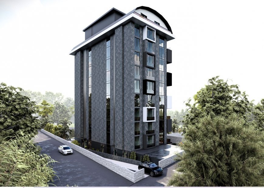 Продажа квартир в новом жилом комплексе на котловане в районе Махмутлар