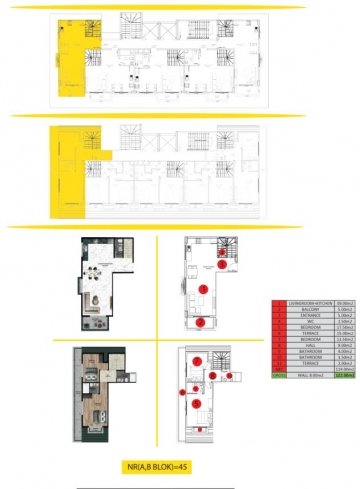 Квартиры планировки 1+1, 2+1 в строящемся комплексе в рассрочку