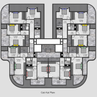 Потрясающий своей архитектурой новый комплекс в Оба, Аланья.