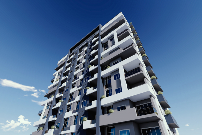 Возможность покупки квартиры в Мерсине  на стадии котлована по очень доступным ценам