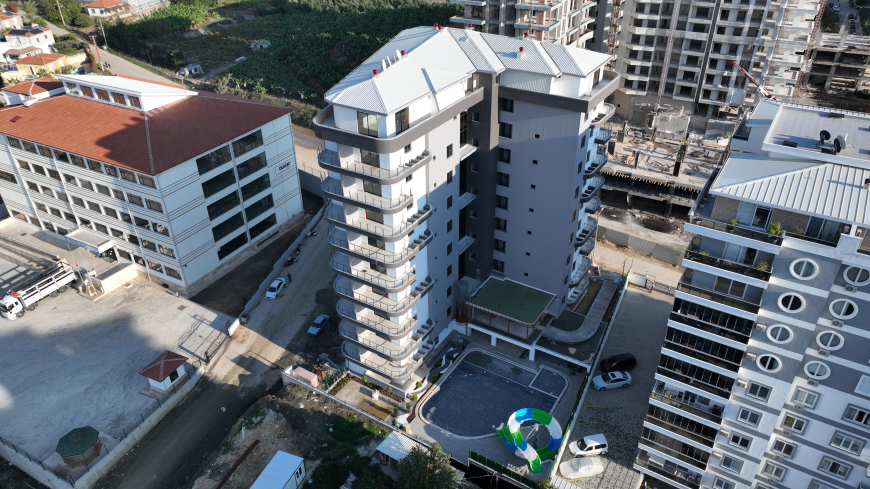 Новый жилой комплекс, расположенный в самой важной части города - в районе Махмутлар