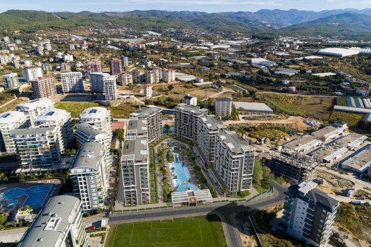 Строительство нового жилого комплекса в Авсалларе - в одном из самых быстроразвивающихся районов Анталии, идеальном месте для инвестиций в ваше будущее