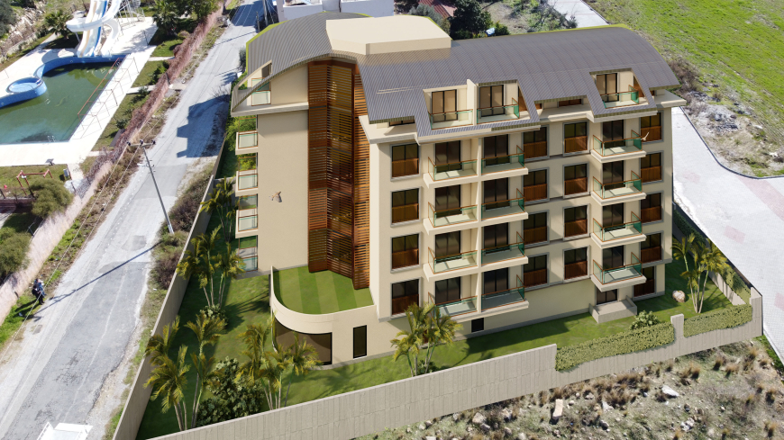 Новый комплекс в стадии строительства в тихом и зеленом районе Паяллар