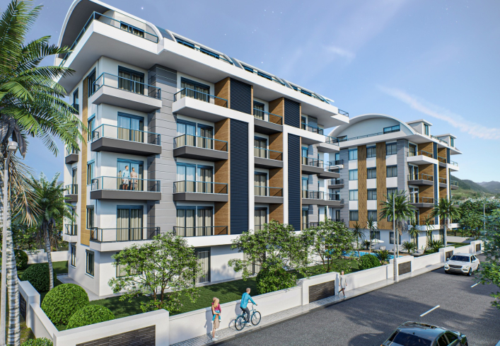 Новый проект комфортабельных апартаментов в районе Оба
