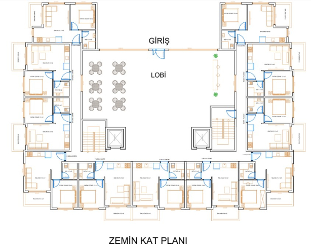 10-ти этажный жилой комплекс комфорт класса в Газипаше