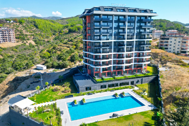 Готовые к проживанию квартиры в новом комплексе в Демирташе, Алания – в рассрочку