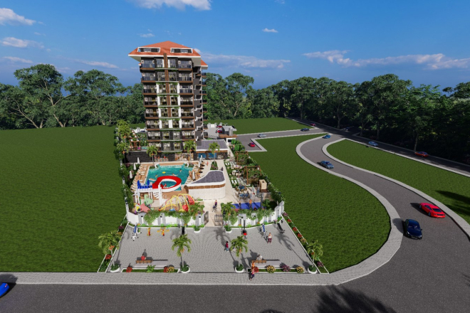 Эксклюзивный и качественный проект бутик-апартаментов, расположенный недалеко от центра наиболее быстро развивающегося района Паяллар в городе Аланья