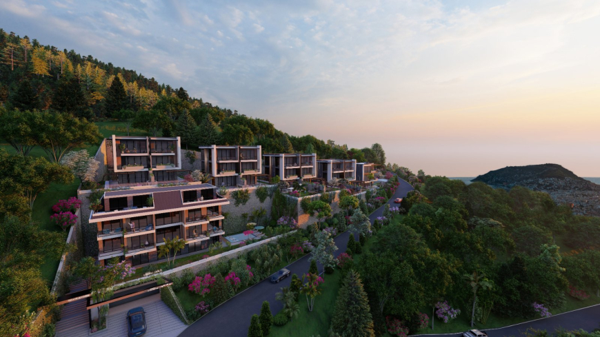 Строительство элитных вилл и апартаментов с панорамными видами в Бекташ