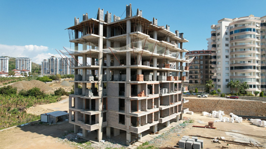 Строительство комфортабельного жилого комплекса в Махмутлар