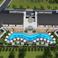 Начало строительства нового проекта, расположенного на вершине известного и популярного района Алании - Оба