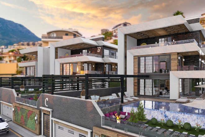 Новая концепция малоэтажного  премиального жилья городе Аланья