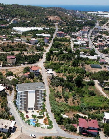 Новый комплекс на стадии строительства, расположенный в тихом, зеленом районе Демирташ