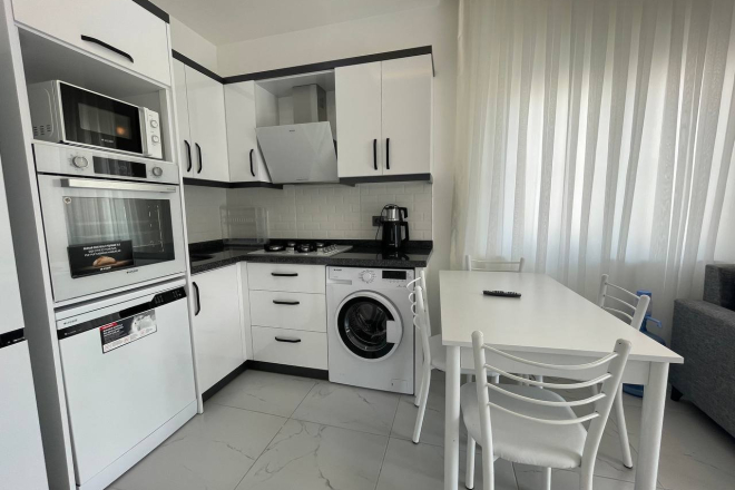 Новая комфортабельная квартира 1+1 для отдыха в Каргыджак