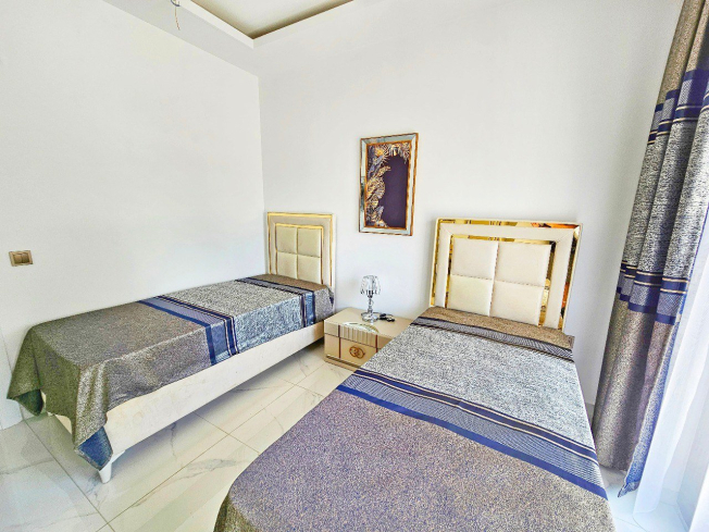Новая квартира 2+1 в Каргыджаке с новой мебелью и бытовой техникой