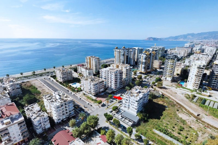 Продажа видовой квартиры 2+1 с мебелью и бытовой техникой всего в 200 метрах от моря