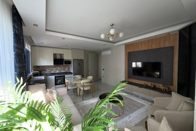 Уютная и стильная квартира 2+1 в самом центре Махмутлара – 150 метров до моря!