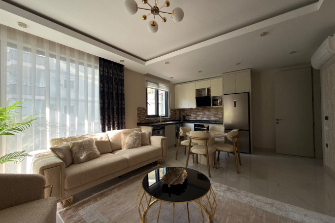 Уютная и стильная квартира 2+1 в самом центре Махмутлара – 150 метров до моря!