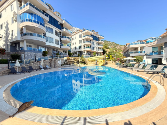 ALANYANIN EN GÜZEL KONUMUNDA 1+1 FULL AKTİVİTELİ SATILIK DAİRE