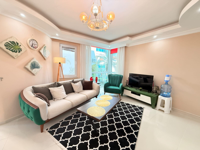 ALANYANIN EN GÜZEL KONUMUNDA 1+1 FULL AKTİVİTELİ SATILIK DAİRE
