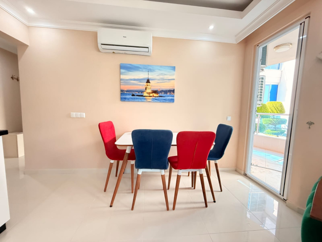 ALANYANIN EN GÜZEL KONUMUNDA 1+1 FULL AKTİVİTELİ SATILIK DAİRE