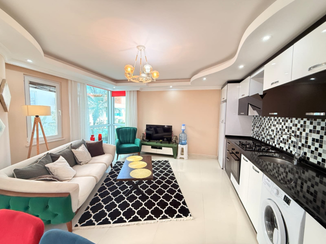 ALANYANIN EN GÜZEL KONUMUNDA 1+1 FULL AKTİVİTELİ SATILIK DAİRE