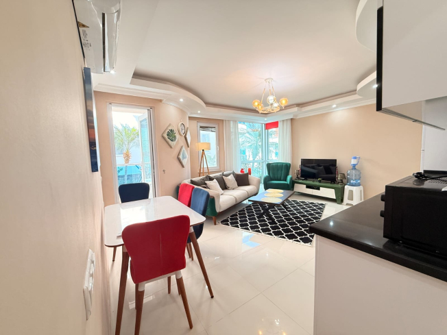 ALANYANIN EN GÜZEL KONUMUNDA 1+1 FULL AKTİVİTELİ SATILIK DAİRE