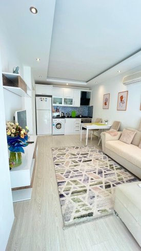 MAHMUTLAR EŞYALI SATILIK 1+1 DAİRE