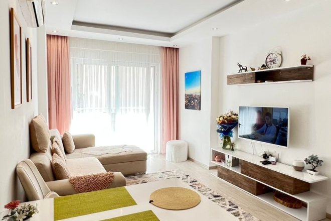 MAHMUTLAR EŞYALI SATILIK 1+1 DAİRE