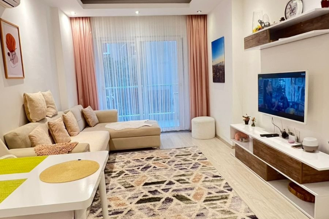 MAHMUTLAR EŞYALI SATILIK 1+1 DAİRE