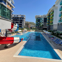 FULL AKTİVİTELİ SİTEDE EŞYALI 1+1 SATILIK DAİRE