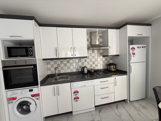 1+1 full eşyalı geniş daire
