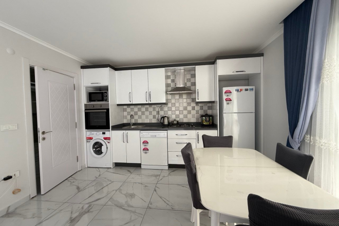 1+1 full eşyalı geniş daire
