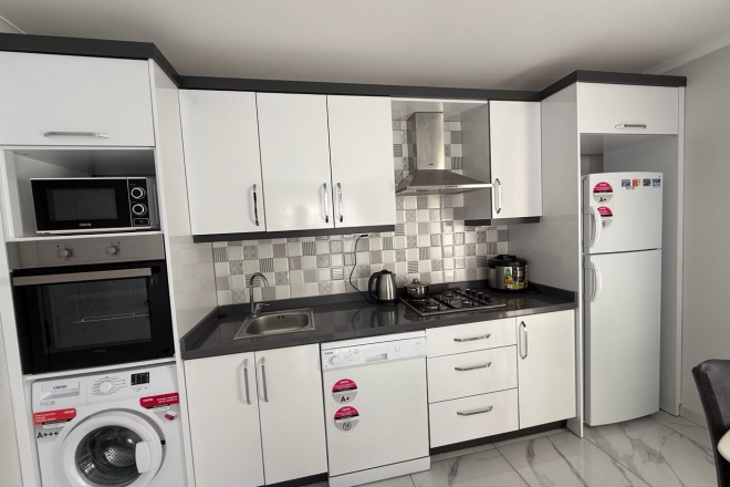 1+1 full eşyalı geniş daire