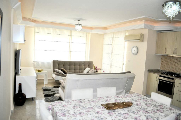 VATANDAŞLIĞA UYGUN MERKEZİ KONUMDA 2+1 EŞYALI SATILIK DAİRE