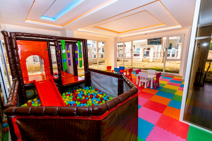 Уютная меблированная квартира 1+1 с видом на горы и богатой инфраструктурой