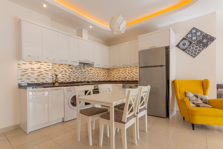 Уютная меблированная квартира 1+1 с видом на горы и богатой инфраструктурой Уютная меблированная квартира 1+1 с видом на горы и богатой инфраструктурой