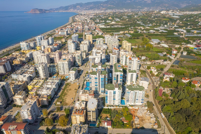 Уютная меблированная квартира 1+1 с видом на горы и богатой инфраструктурой