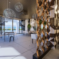 Пентхаус 2+1 под ВНЖ, с панорамным видом на море и крепость в комплексе в районе Клеопатра