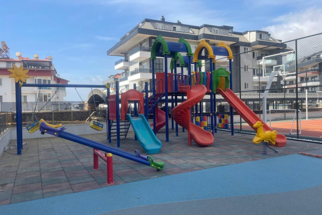 Меблированная квартира 2+1 у моря с роскошной инфраструктурой и рассрочкой на 2 года