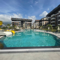 Меблированная квартира 2+1 у моря с роскошной инфраструктурой и рассрочкой на 2 года