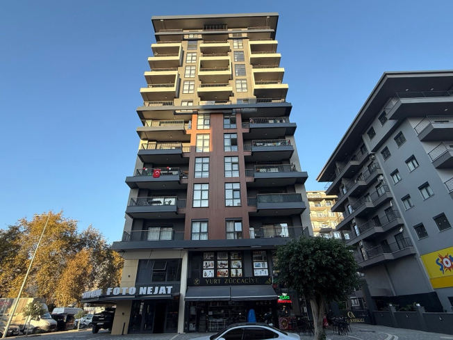 Современная квартира 1+1 с видом на море и горы в Махмутларе по выгодной цене