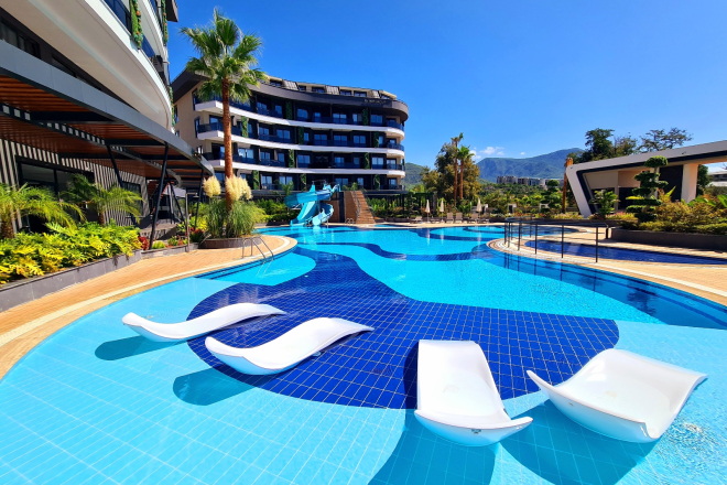 Элегантная квартира 1+1 в премиум-комплексе в районе Оба — с инфраструктурой 5 звезд и рассрочкой до 40 месяцев