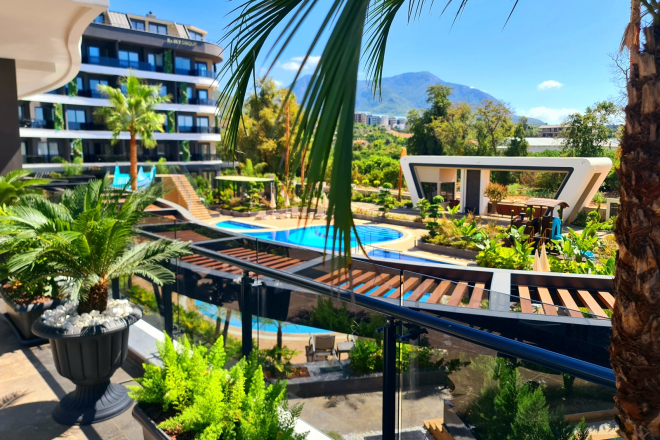 Элегантная квартира 1+1 в премиум-комплексе в районе Оба — с инфраструктурой 5 звезд и рассрочкой до 40 месяцев