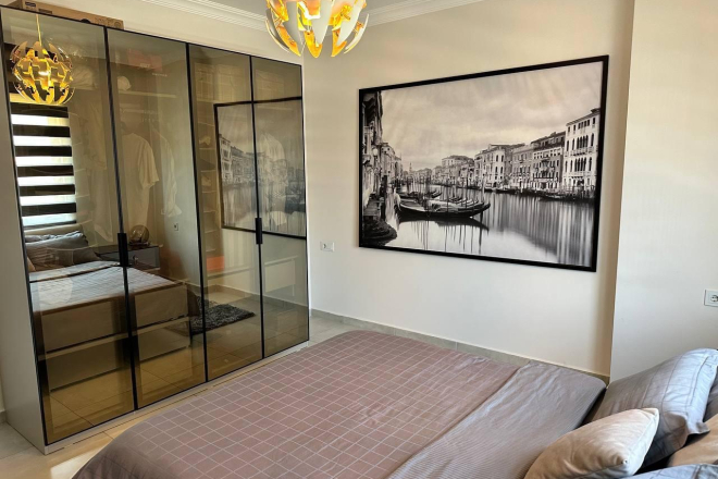 Современная меблированная квартира 1+1 в районе, Оба — 800 м до моря. Подходит под ВНЖ