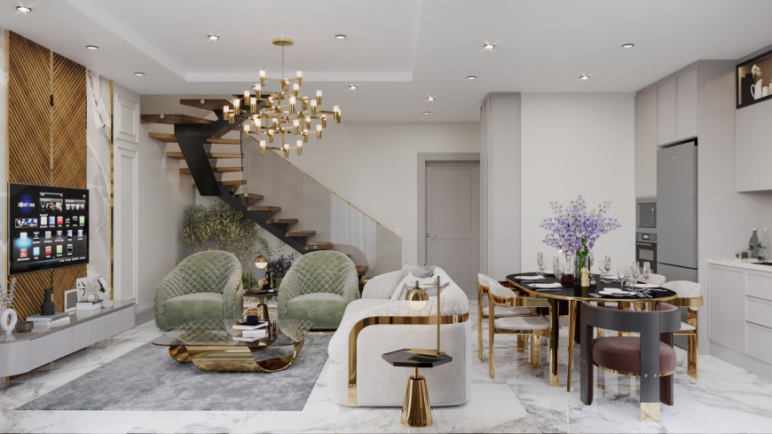 Элитные квартиры 1+1  в центре Аланьи, район Оба — 300 м до моря, люкс-инфраструктура, подходит для ВНЖ