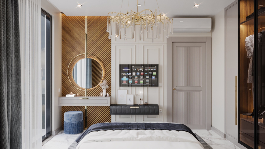 Элитные квартиры 1+1  в центре Аланьи, район Оба — 300 м до моря, люкс-инфраструктура, подходит для ВНЖ