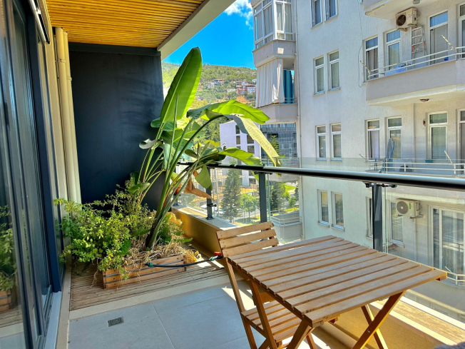 Стильная квартира 1+1 в 300 м от моря с роскошной инфраструктурой и готовая к сдаче в аренду